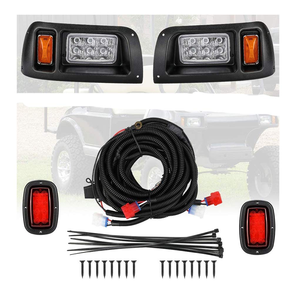 KEMIMOTO DS LED left headlight for Club Car DS boosts night visibility