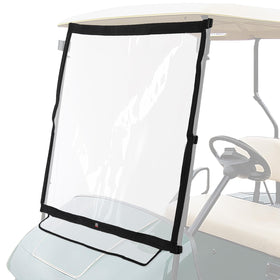 KEMIMOTO EZGO TXT windshield installed for all-weather protection