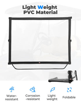 KEMIMOTO foldable two-level design enables all-weather use and easy ventilation.