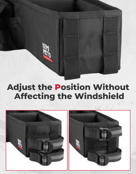 Sturdy 1680D Oxford fabric protects the KEMIMOTO basket against wear and tear.