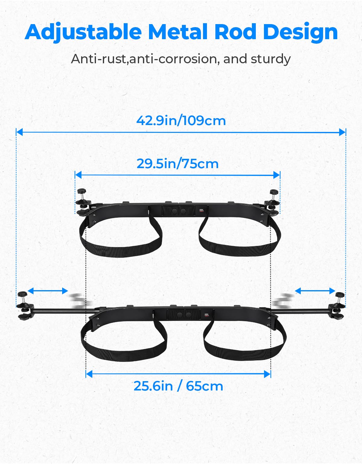 KEMIMOTO anti-slip design prevents bag from sliding during play.