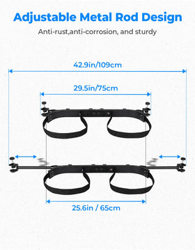 KEMIMOTO anti-slip design prevents bag from sliding during play.