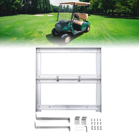 KEMIMOTO golf cart battery tray front view with precise fit.