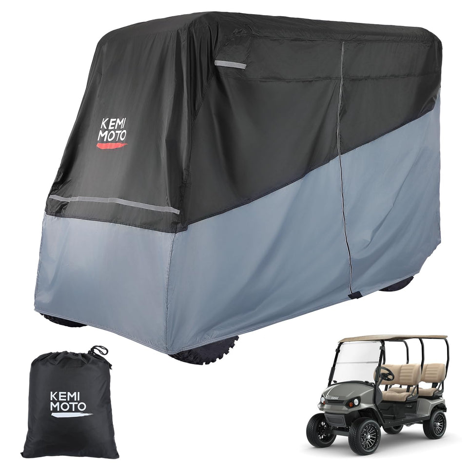 KEMIMOTO golf cart cover 108in-length protects against rain and sun
