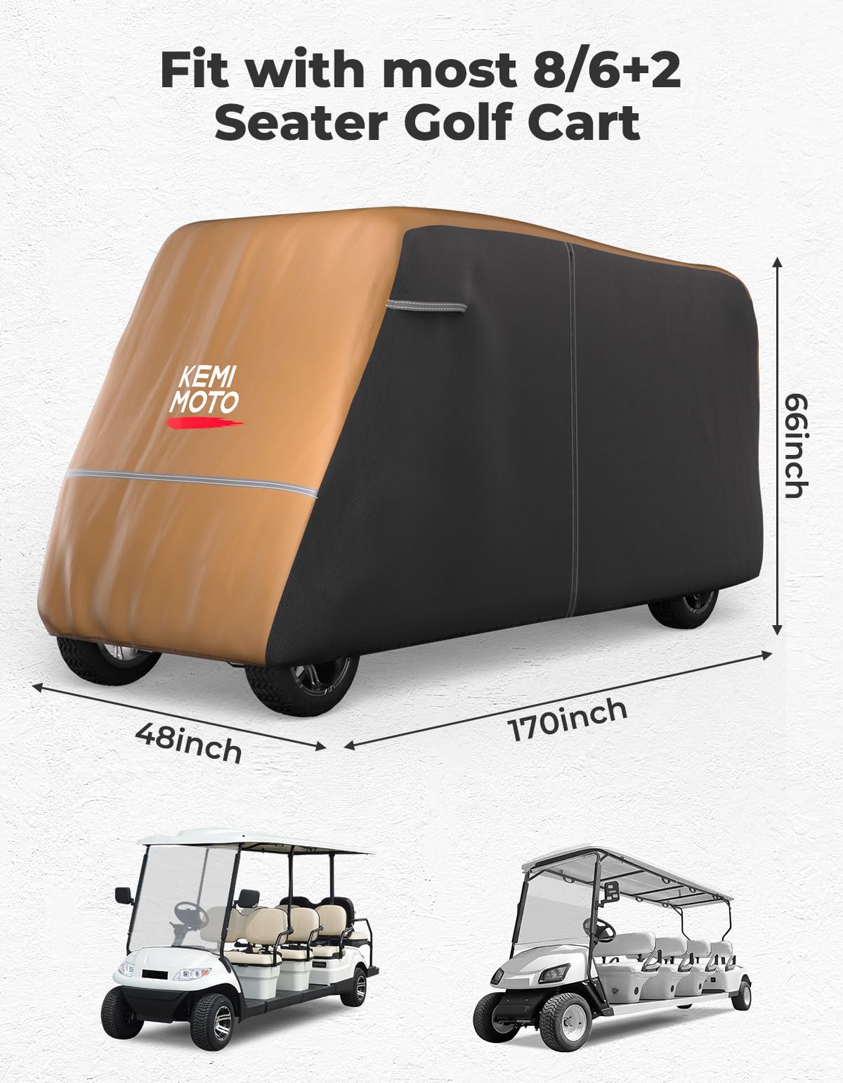 Storage bag included helps keep the cover compact when not used.