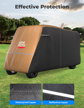 Reflective stripe detail increases nighttime visibility and safety.