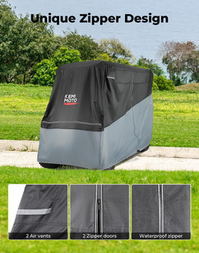 KEMIMOTO 600D fabric shields against wind, dust, and rain