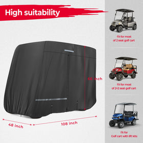 KEMIMOTO zippered door and vents provide airflow while staying rainproof.