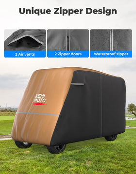 KEMIMOTO zippered doors allow access without removing the cover.