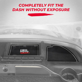 Kemimoto dash mats for Onward Tempo shield the dash from rain and daily wear