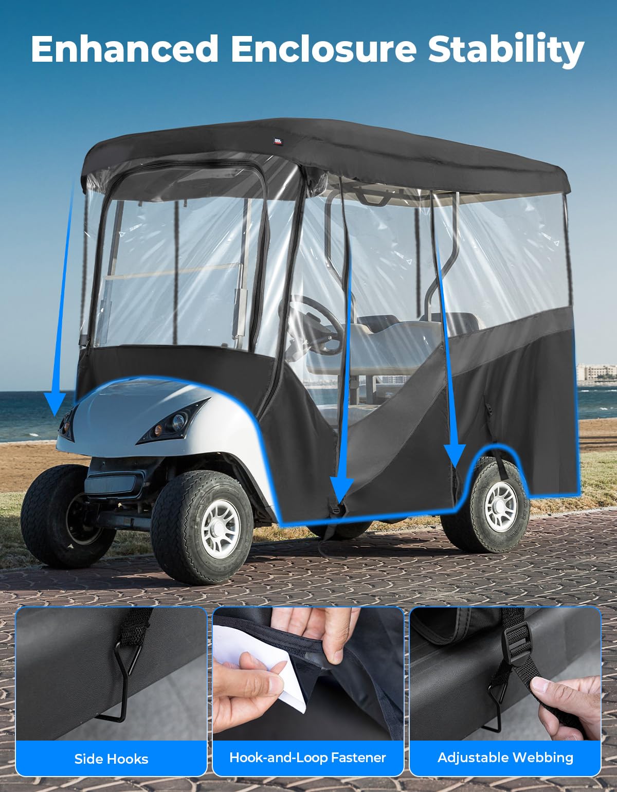 KEMIMOTO easy installation with no tools and portable carrying bag included