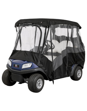 KEMIMOTO golf cart enclosure with panoramic view for safe, unobstructed driving