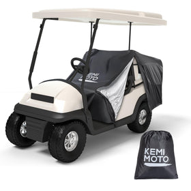 KEMIMOTO waterproof seat cover keeps seats dry during rain.