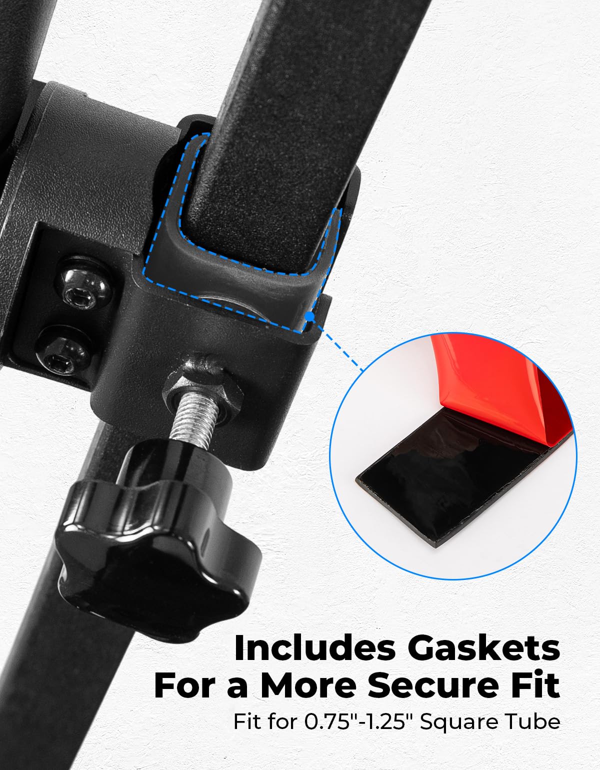 KEMIMOTO golf cart side mirror rotated to a 180-degree view.