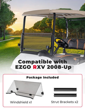 KEMIMOTO foldable windshield enables summer ventilation and winter protection.