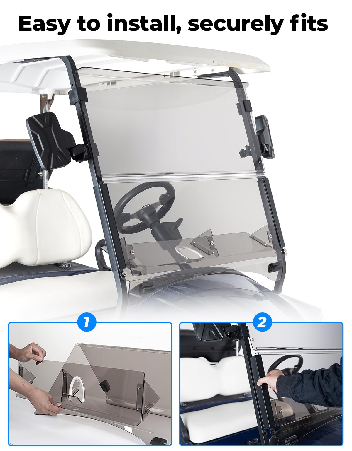 KEMIMOTO easy-install with included hardware for fast setup.