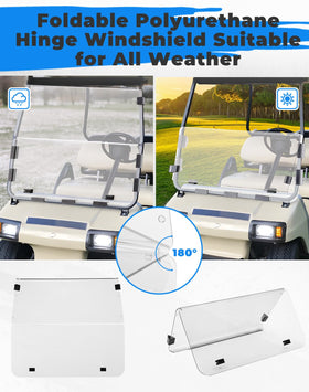 KEMIMOTO 4mm impact-resistant acrylic windshield provides sturdy protection