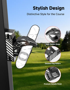 KEMIMOTO magnetic holder clip-action enables quick placement and removal on the go.