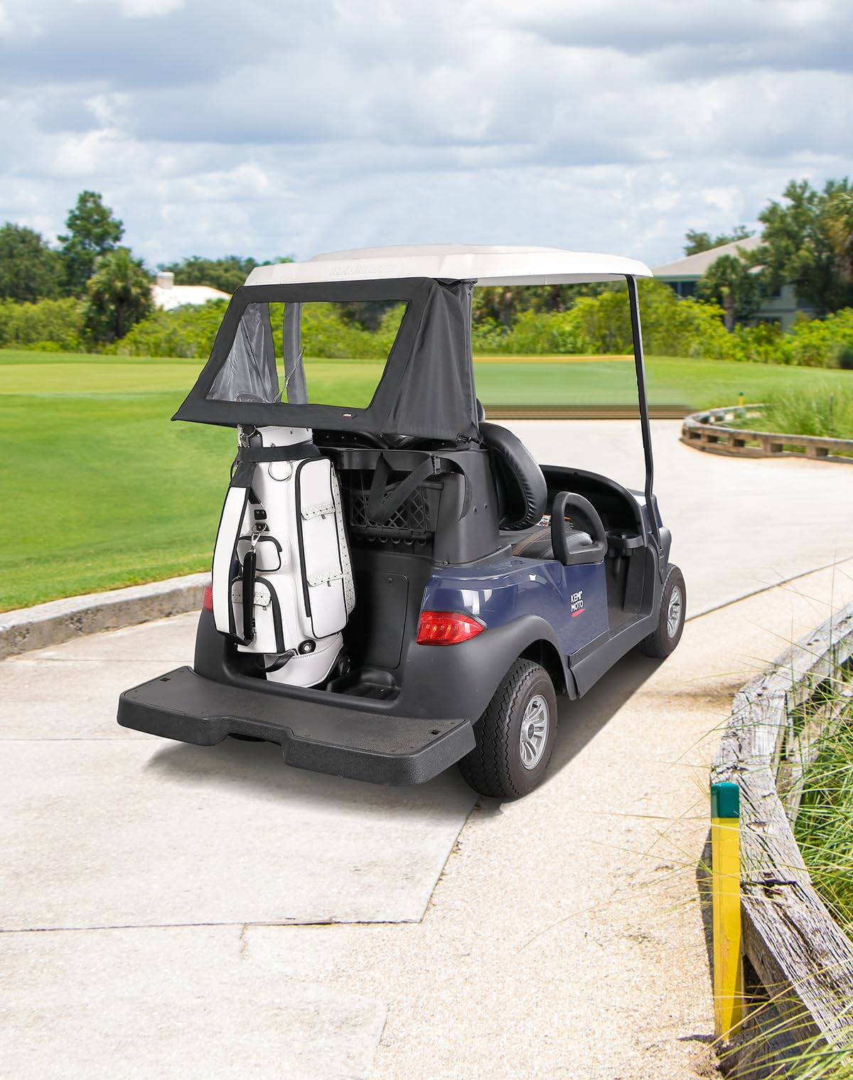 KEMIMOTO no-drill installation keeps your cart intact.
