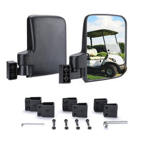KEMIMOTO no-drill side mirrors mounting for quick clamp install.