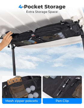 Kemimoto overhead storage bag pen clip keeps scorecards handy