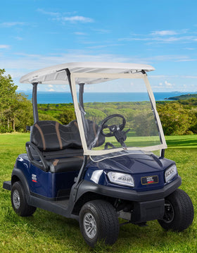 Kemimoto heavy-duty PVC windshield, clear view for comfortable drives