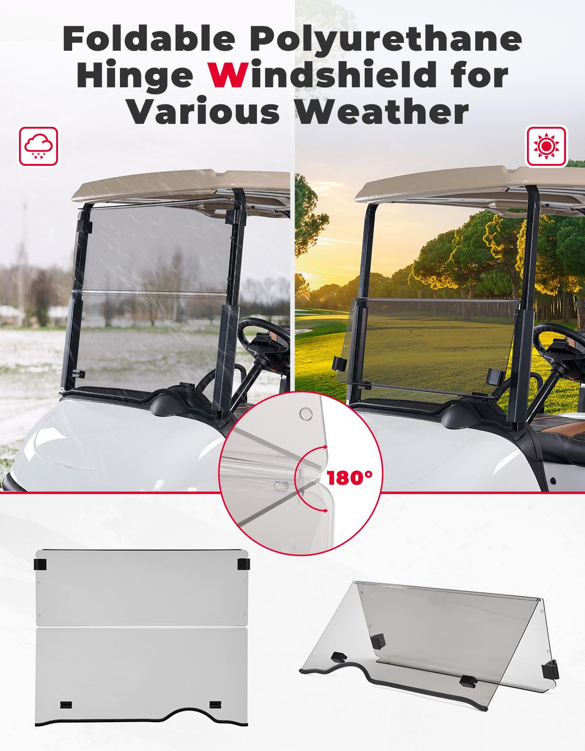 KEMIMOTO EZGO RXV installation is quick with included hardware.