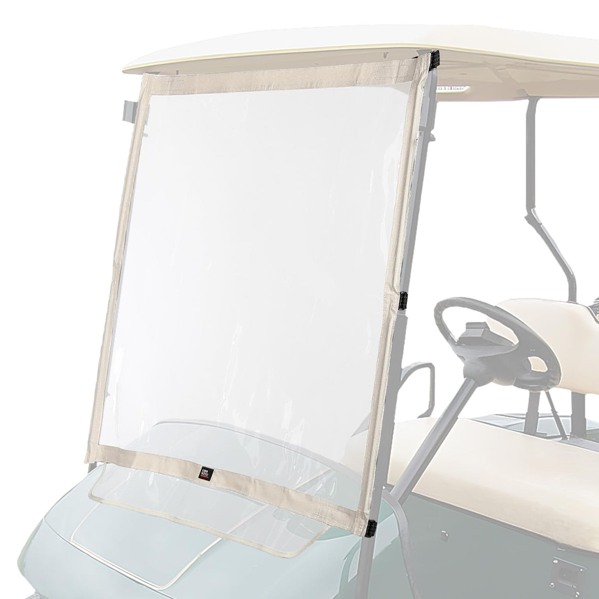 KEMIMOTO EZGO TXT fit on-cart design supports all-weather use
