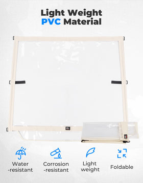 KEMIMOTO EZGO TXT windshield with tear-tested straps ensures secure installation