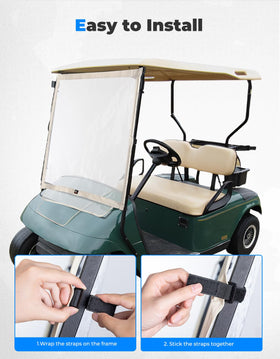 KEMIMOTO windshield uses 600D Oxford fabric for durable, lightweight construction