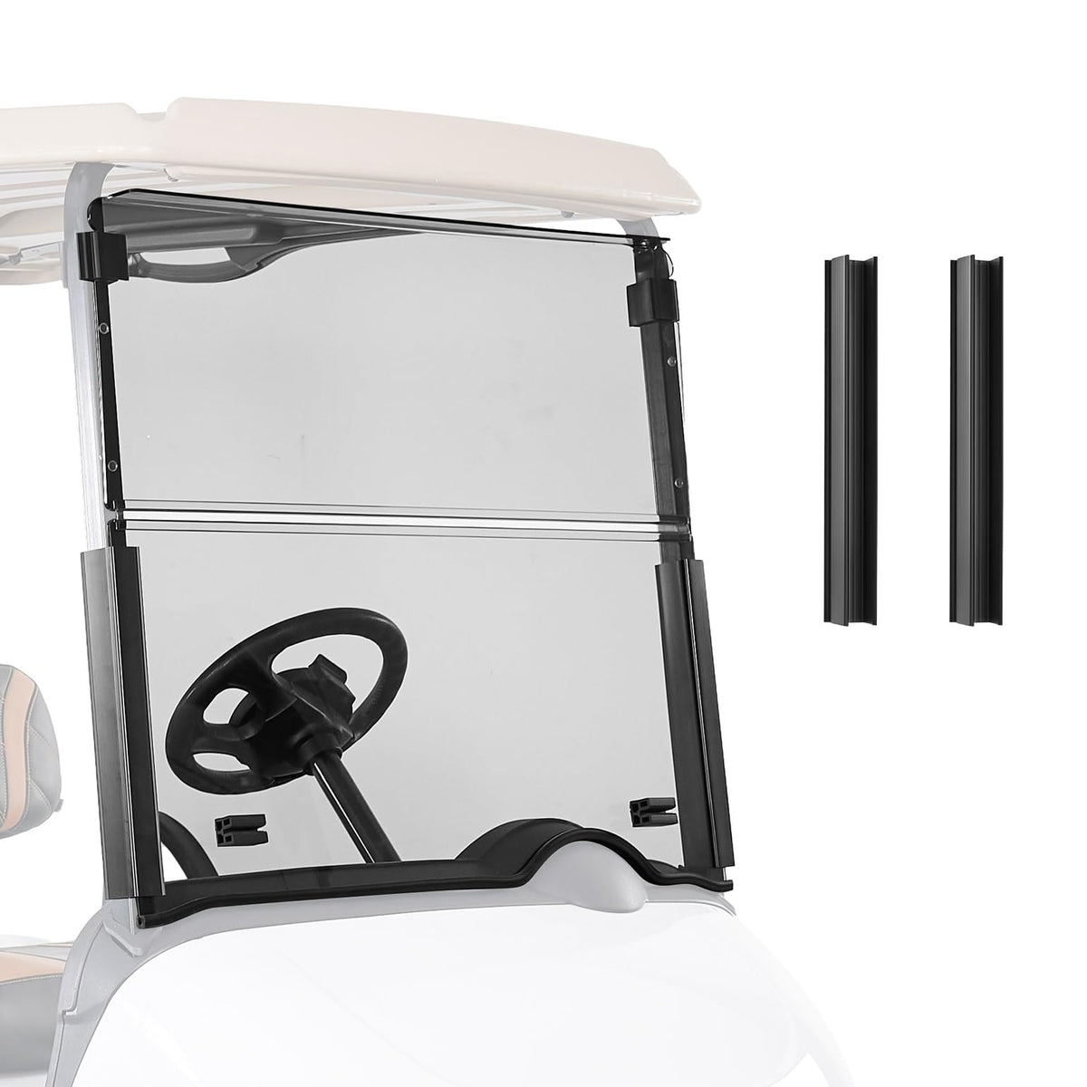 KEMIMOTO tinted windshield shields interior from sun exposure.
