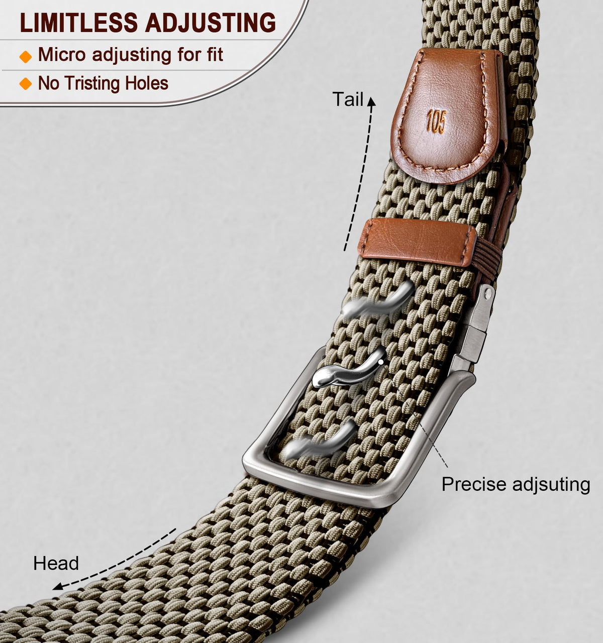 KEMISANT adjustable buckle design for customizable fit