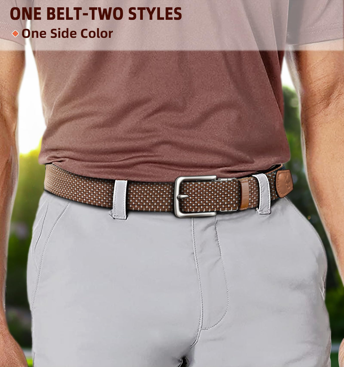 KEMISANT stretchy nylon strap close-up showing comfortable wear