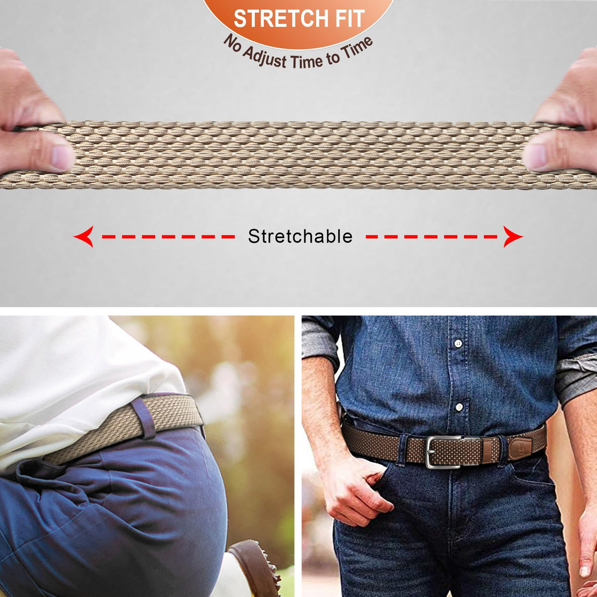 KEMISANT grow-with-you belt suitable for expanding waist sizes