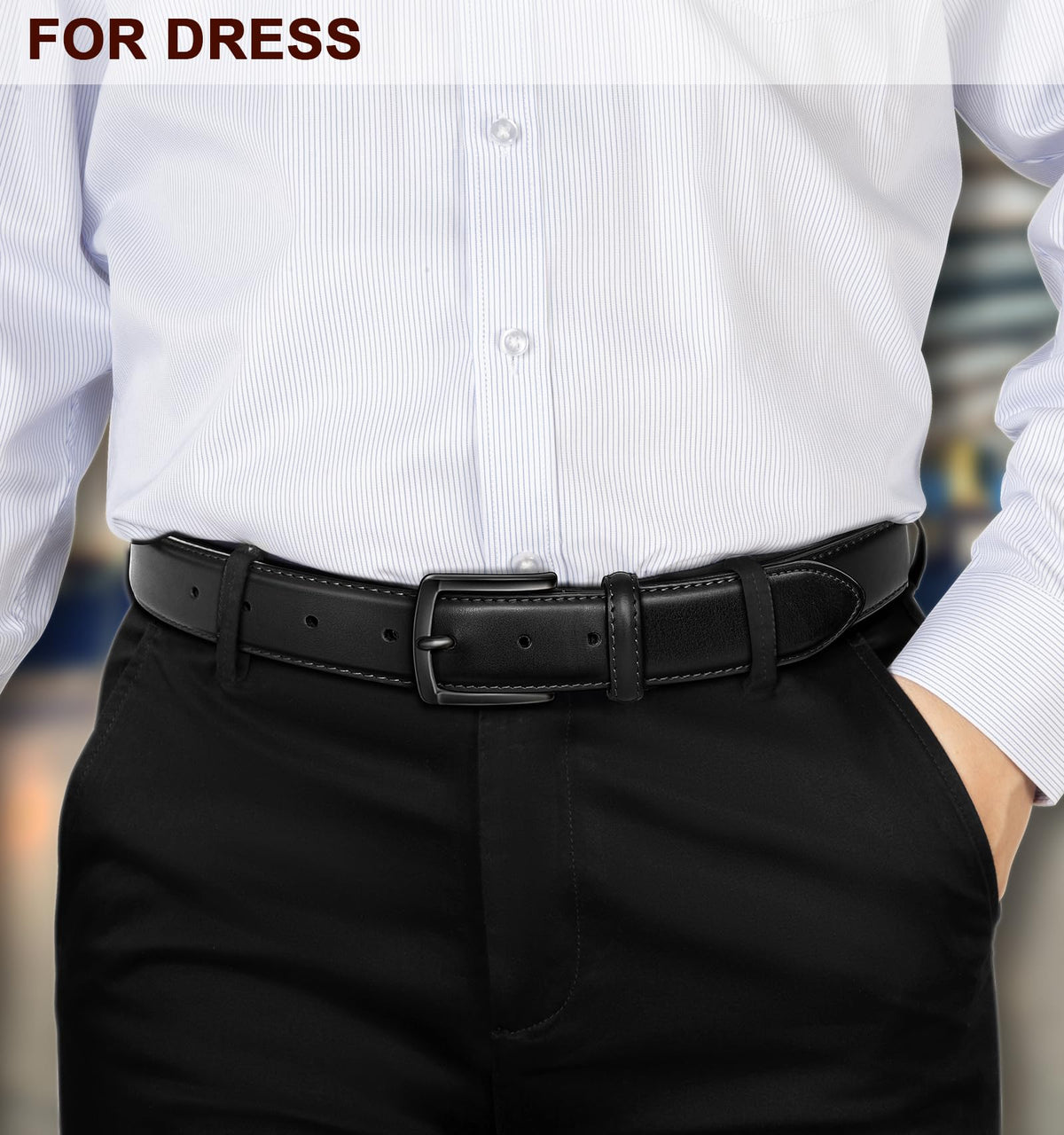 Kemisant belt leather texture showing premium material for long-lasting comfort.