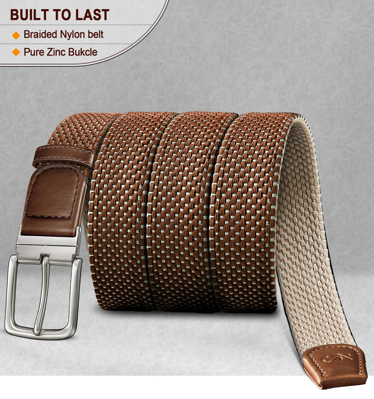 KEMISANT no-hole modern-fit belt design for easy adjustment