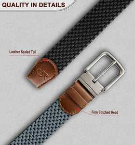 KEMISANT belt adjustment mechanism, demonstrating no holes and accurate fit.