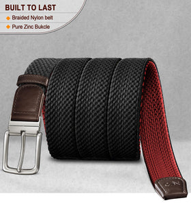KEMISANT braided belt's modern design supports all-day wear