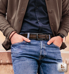 KEMISANT zinc alloy buckle resists scratches for long-lasting style.