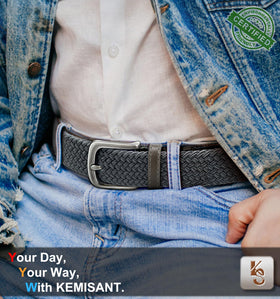 KEMISANT buckle detail highlights sturdy hardware and secure closure
