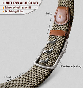 KEMISANT golf casual belt pairs with relaxed outfits for a neat look.
