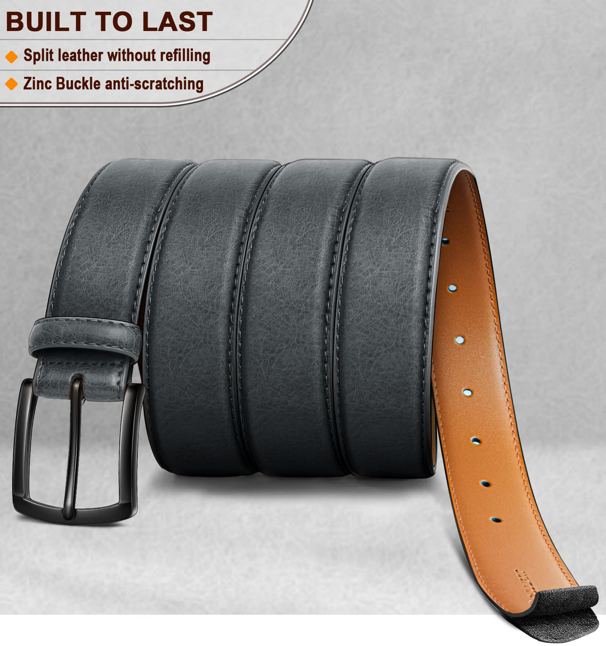 KEMISANT premium leather surface texture signaling durability