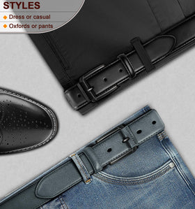 KEMISANT 2-pack packaging displayed with belts; versatile style choices.