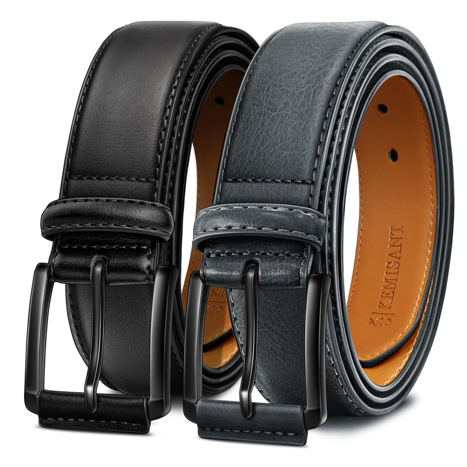 KEMISANT 2Pack premium leather close-up for durable daily wear