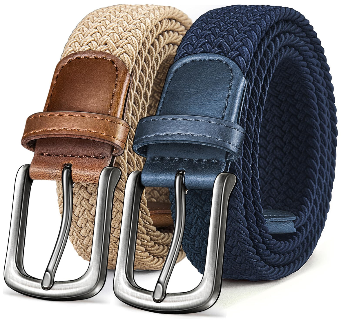 KEMISANT braided buckle close-up belt showing durability and style