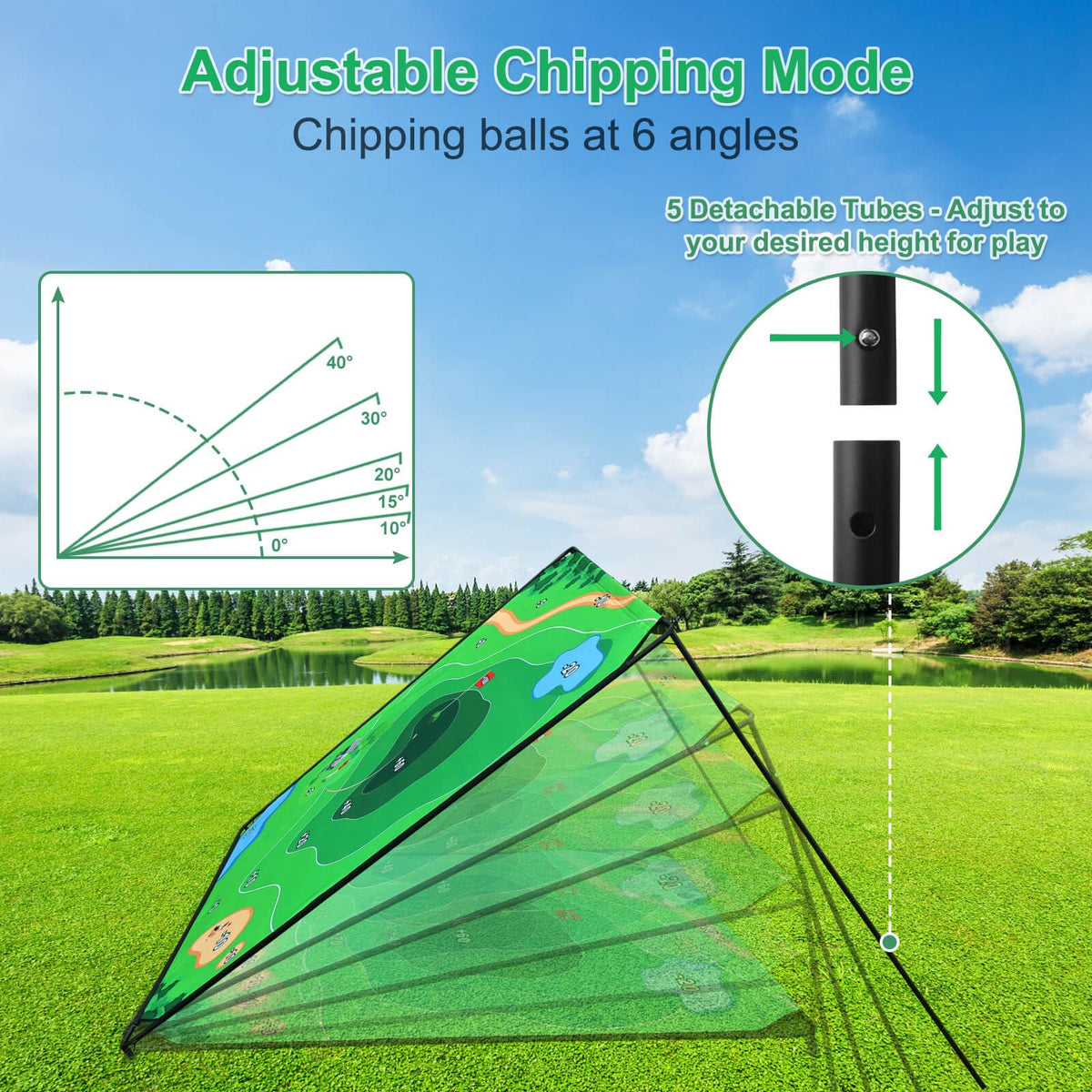 KEMLDIVS golf chipping scoreboard helps track friendly competition