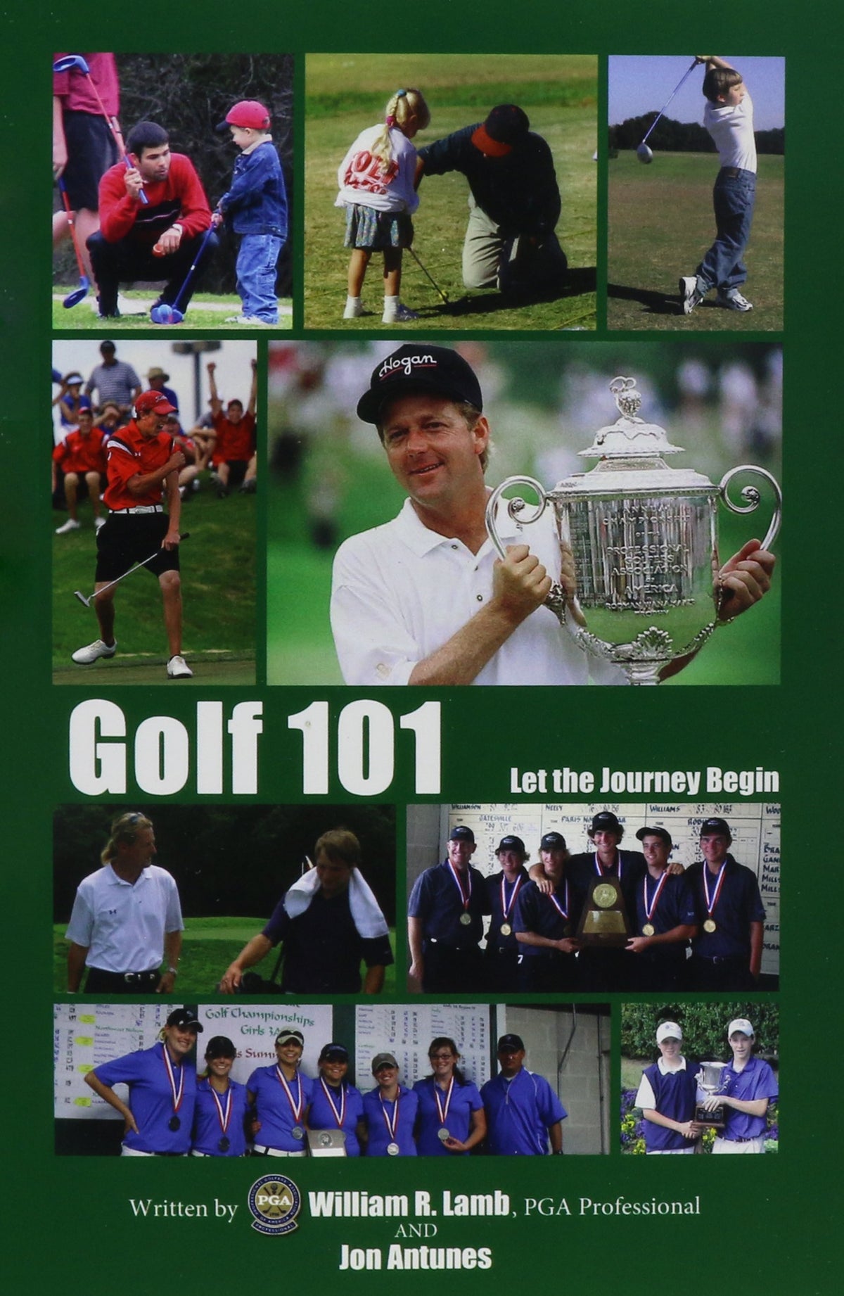 Kendall Hunt Golf 101 cover image offering a beginner-friendly guide to swing fundamentals.