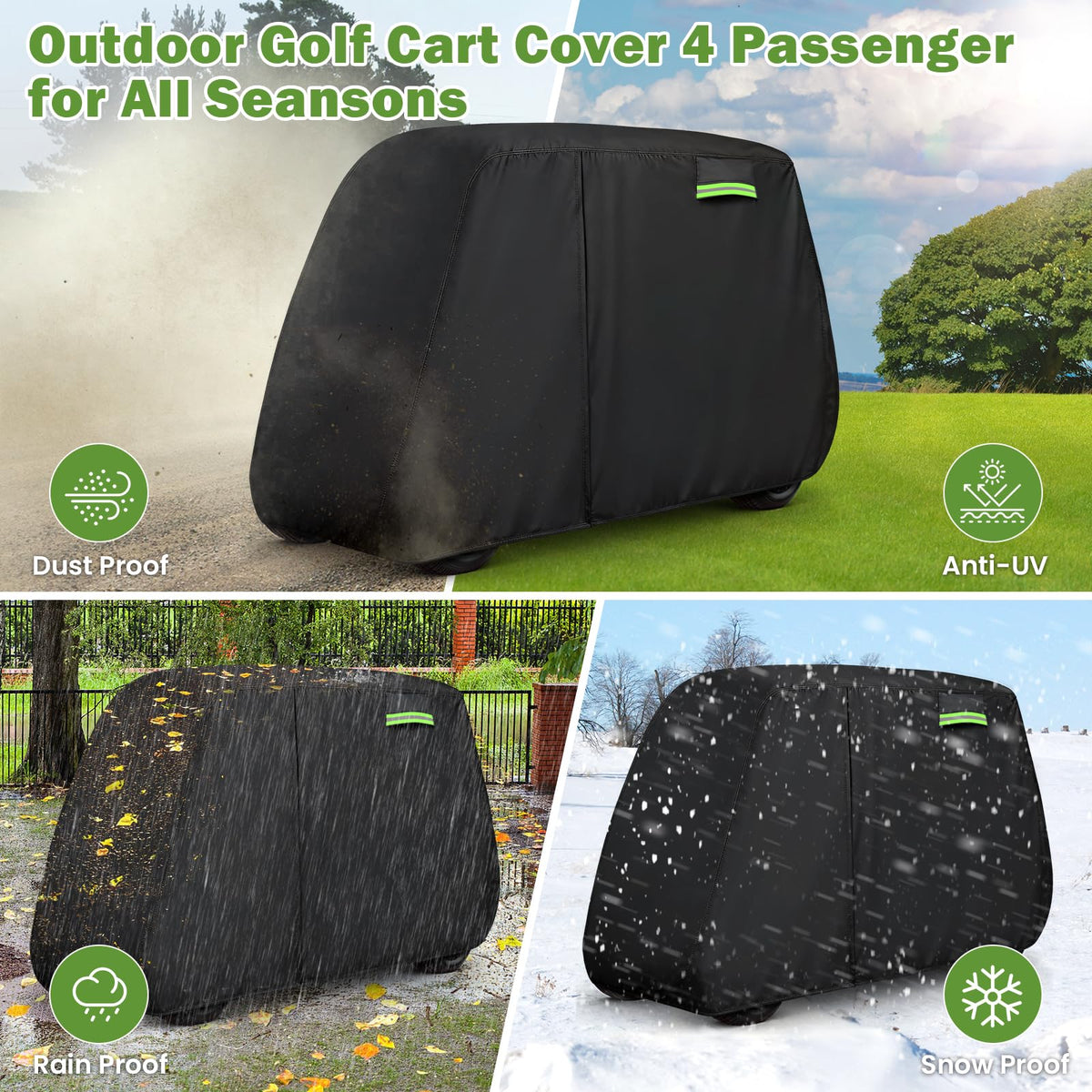 KERANTY package includes cover and storage bag for convenient stowaway