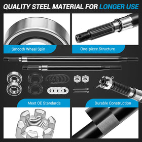 24-tooth spline on KerioLee EZGO axle facilitates precise engagement.