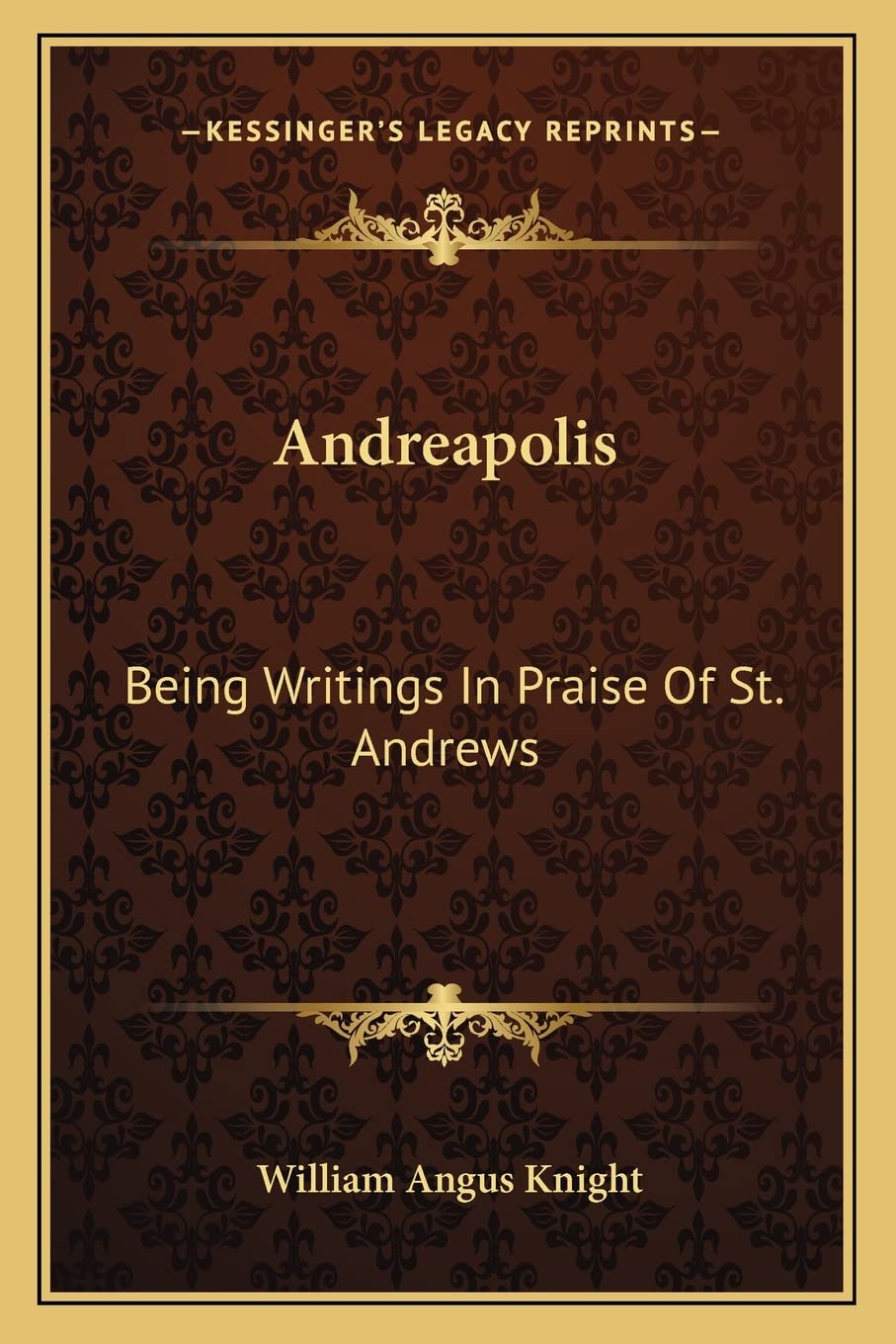 Kessinger Publishing Andreapolis front cover, ideal for collectors and researchers seeking a historical edition